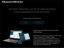 Tablet Screenshot of masterwriter.com